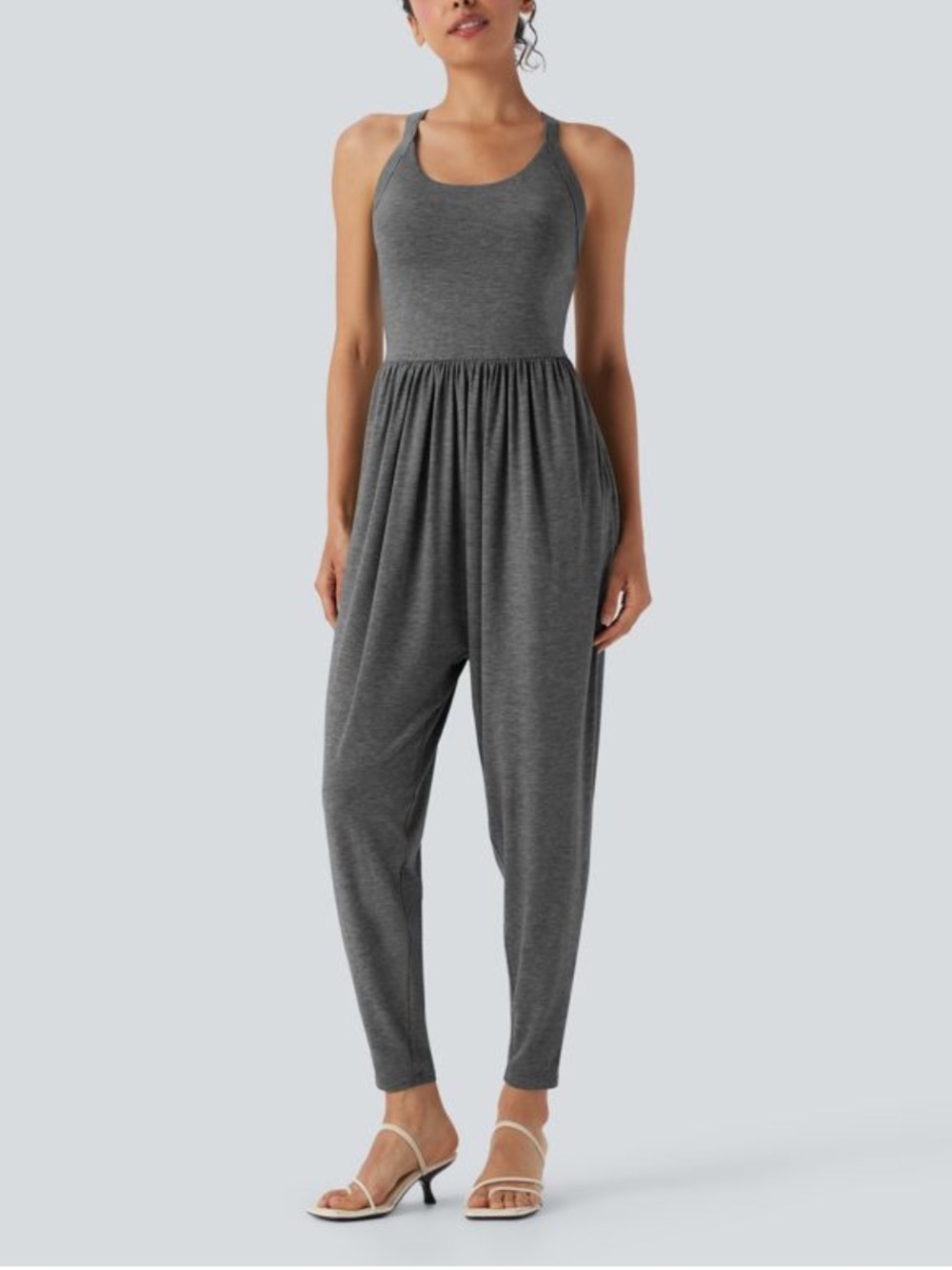 Halara Easy- Peezy Harem Jumpsuit sz L